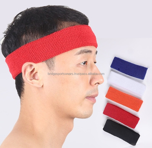 Diadema deportiva para mujer, suave, delgada, de algodón elástico, antideslizante, para correr en verano - Product Image 1