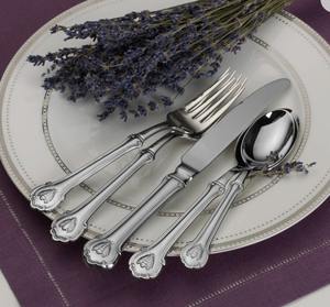 Elegante juego de cubiertos de 60 piezas para 12 personas, con tenedores, cucharas y cuchillos, colección de comedor a un precio asequible. - Product Image 1