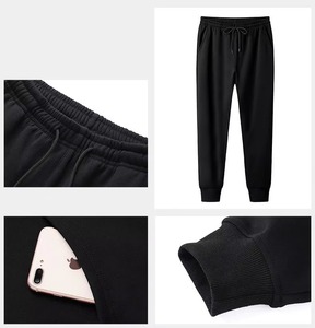 Sweat-shirts et sweats à capuche pour hommes, coupe jogger, grammage lourd, unis, personnalisables par impression et broderie - Product Image 3