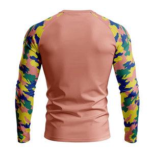 en's <b>Long</b> <b>Sleeve</b> Crew Neck T-Shirt, High Elasticity Camo Design Print Shirt for Gym Fitness Sports Workout <b>Tops</b> Rash Guard - Product Image 5