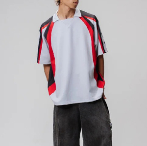 Maillot de football en maille pour hommes, col en V, manches courtes, respirant, coupe ample, numéro 88 imprimé, vêtements de sport toutes saisons - Product Image 3