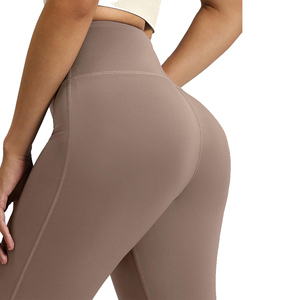 Customized High Waist Hip Lift <b>Flared</b> Pants Gym Workout Fitness <b>Leggings</b> Pilates Sports <b>Leggings</b> for Women - Product Image 5