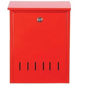 Boîte aux lettres murale extérieure en métal durable et antirouille pour usage postal et résidentiel avec finition protectrice - Product Image 6