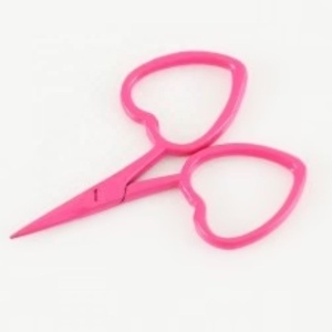 DEGEN Ciseaux miniatures en forme de cœur Little Love, fuchsia ou rouge, par Kelmscott Designs - Product Image 2
