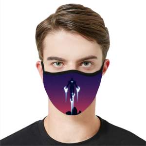 Mascarilla Facial Sublimada de Superhéroe, Cubre Rostro con Logotipo Personalizado, Accesorio de Moda con Orejeras, Poliéster/Algodón 160g - Product Image 1