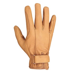 Custom Logo Goatskin Leather Horse Riding Gloves Anti-Slip Performance Sports Gloves for Outdoor Activities for Summer Winter - Product Image 3