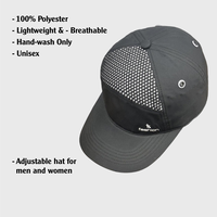 Casquette en polyester respirante et imperméable pour vêtements d'équipe, voyages, activités de plein air, sports de plage, assurant confort et maintien de la forme, unisexe