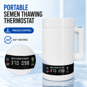 Thermostat portable pour la décongélation du <span class=keywords><strong>sperme</strong></span>, contrôle précis <span class=keywords><strong>de</strong></span> la température, affichage numérique, batterie intégrée, capacité <span class=keywords><strong>de</strong></span> 600 ml pour le <span class=keywords><strong>sperme</strong></span> congelé - Product Image 1