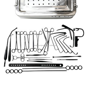 Juego de Instrumentos Reutilizables para Amigdalectomía y Adenoidectomía, 27 Piezas, Recubrimiento Negro, Calidad Superior, Instrumentos Quirúrgicos ISO/CE - Product Image 1