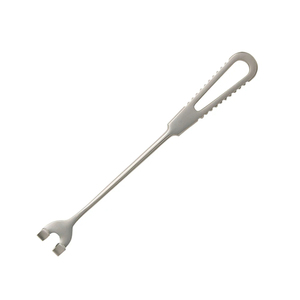 Écarteur chirurgical à deux branches, lame 38 mm x 25 mm, 230 mm, instrument médical de précision manuel pour interventions chirurgicales - Product Image 5