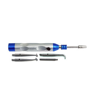 คีมถอนฟันสแตนเลสสตีลพรีเมียม AI-DC-0001 ด้ามจับแบบนุ่มพิเศษ ขนาด 6.5 นิ้ว สำหรับถอดครอบฟัน  พร้อมเครื่องมือ CE - Product Image 3