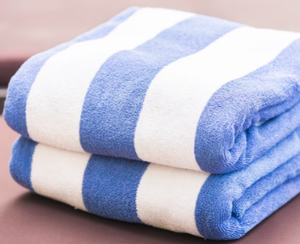 Toalla de playa - 350 GSM - Mezcla de 80% algodón y 20% poliéster - Tamaño grande 100 cm x 180 cm - Product Image 2