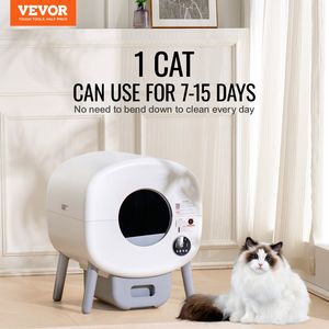 76L Smart Self-Cleaning <b>Cat</b> Litter <b>Box</b> Odor Removal Large Space Automatic Trash Bags Product Category-<b>Cat</b> Litter <b>Box</b> Accessories - Product Image 2