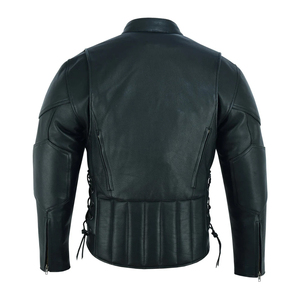 Premium Quality <b>Men's</b> Leather <b>Jackets</b> with Zipper Closure Warm Lining Casual Wear Style Leather <b>Jackets</b> for <b>Men</b> - Product Image 6
