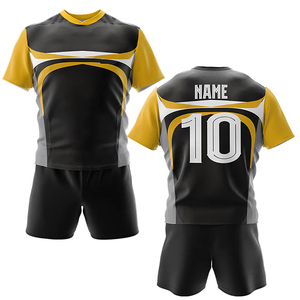 High Quality <b>Cheap</b> Price Quick Dry Rugby Uniform Adults Sizes Customized Low MOQ Rugby Uniform In Stock - Product Image 1