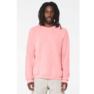 Attrayant Bella Toile 3901 ÉPONGE UNISEXE POLAIRE RAGLAN Rose Couleur SWEATSHIRT Hommes unisexe éponge polaire raglan sweat - Product Image 1