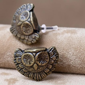 Owl Shape Zinc Alloy Cabinet Knob <b>Rustic</b> Design for Dresser Drawer Handle Easy Installation - Product Image 1