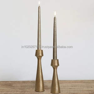 Portavelas de latón adornado diseñado para festivales indios tradicionales, ceremonias patrimoniales y diseño interior temático vintage - Product Image 4