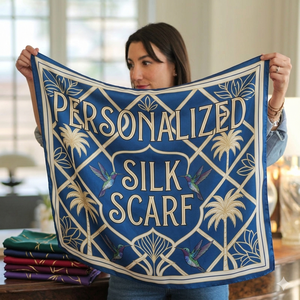 Premium Signature Printed <b>Square</b> <b>Scarf</b> Silk Feel Hijab Head Wrap Shawl OEM ODM Textile Manufacturer - Product Image 6