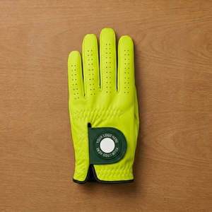 Gant de golf sportif OEM Premium en PU anti-UV avec marqueur de balle magnétique, logo personnalisé, respirant, adhérence douce, marque privée, main gauche - Product Image 2