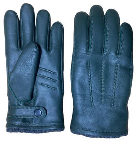 Guantes Térmicos de Piel con Pantalla Táctil, Forro de Algodón, Cómodos y Cálidos para el Invierno, para Uso Diario y en Todas las Estaciones - Product Image 3