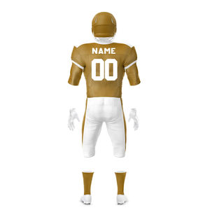 High Quality Custom Sublimation Printed American Football Uniform Wholesale Price American Football Jersey And Shorts Set - Product Image 3