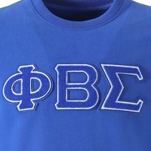เสื้อคอกลมผ้าเชนิลล์พิมพ์ลาย Phi Beta Sigma สำหรับผู้ชาย สวมใส่สบาย ผ้าคุณภาพพรีเมียม เสื้อผ้าสำหรับสมาคมพี่น้องชาวกรีก ชุดลำลอง - Product Image 3