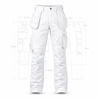 Pantalon de travail cargo, sécurité industrielle, respirant, polyester, haute visibilité, uniforme de travail, unisexe