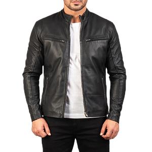 Nouvelle veste en cuir pour homme, confortable, tendance, pour streetwear, couleur unie, décontractée, vente en gros, veste en cuir de qualité personnalisée - Product Image 1