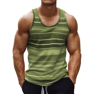 Camisetas sin mangas de cuello alto para hombre, 100% algodón, 220g, estampado digital de leopardo, estilo formal, lavado. - Product Image 2