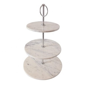 Gran oferta, soporte de pastel de Metal de madera de alta calidad, artículo de boda decorativo para el hogar, precio al por mayor más vendido, postre PC, mármol nuevo - Product Image 4