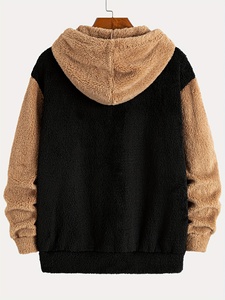 Wholesale Professional Solid Fleece Breathable Men's Custom Oversized Hoodie - Product Image 2