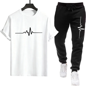Conjunto Deportivo para Hombre 2026, Camiseta de Secado Rápido y Pantalones Deportivos, Ropa Deportiva para Gimnasio, Camisetas Ligeras + Pantalones Cómodos para Verano - Product Image 1