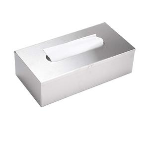 Caja para pañuelos cuadrada de metal, soporte para pañuelos para baño, accesorio estético, dispensador de servilletas faciales, estilo vintage - Product Image 2