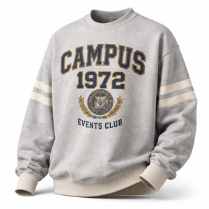 เสื้อผ้าแคมปัส 1972 พิมพ์ลายตามสั่งขายส่งสำหรับงานอีเว้นท์ - ผู้ผลิตเสื้อผ้าลำลองแบบ OEM - Product Image 3