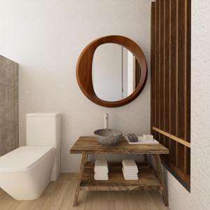 Miroir mural vertical en bois pour dressing, idéal pour la décoration de magasins de vêtements, accessoire de miroir suspendu en gros - Product Image 5