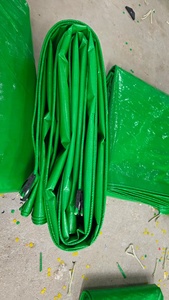ผ้าใบกันน้ำสีเขียวหนาพิเศษสำหรับใช้งานกลางแจ้ง วัสดุทอสีพื้น - Product Image 1