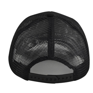 Casquette de camionneur noire avec logo personnalisé et panneaux en maille grise, casquette de baseball classique, respirante, légère, pour les sports de plein air, pour hommes - Product Image 3