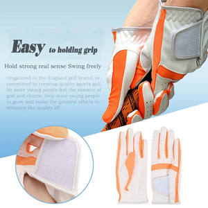 Guantes de Golf de Piel Cabretta de Primera Calidad, Antideslizantes, con Palma Suave, para Torneos, Fabricante OEM ODM - Product Image 4