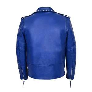 Chaqueta de Cuero para Mujer, Diseño Moderno, Venta al Por Mayor, Chaqueta Sólida para Chicas, Diseño OEM con Logotipo y Tachuelas - Product Image 3