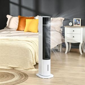 Refroidisseur d'air portable 3-en-1 42 pouces blanc, oscillation 52°, 3 modes, 3 vitesses, prise EU/AU, certifié ROHS - Product Image 5