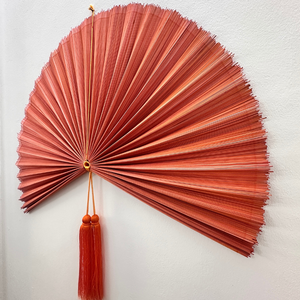 Decoración de Pared con Abanico de Bambú de Moda – Abanico Decorativo Grande de Estilo Boho Vintage Natural para Sala de Estar, Dormitorio - Product Image 6