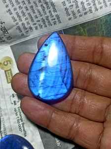 Cabochon de labradorite de haute qualité, taille personnalisée, ovale, poli, brillant, cabochon naturel, pierre précieuse de haute qualité - Product Image 4