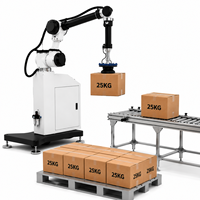 Robot de Paletización Industrial Automático con Pinza de Vacío para Sacos de Cemento, Polvo Químico y Apilamiento de Sacos de Alimento