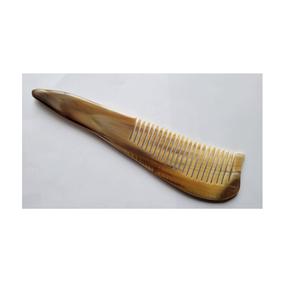 Peine de cuerno natural hecho a mano para desenredar el cabello, peinar y cuidar, accesorio profesional de belleza para salón, acabado suave - Product Image 6