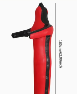 PROFIT SPORTS Mannequin de grappling pour arts martiaux, entraînement de lutte et de boxe avec cible de tête, rouge avec bordure noire, 25 kg - Product Image 6