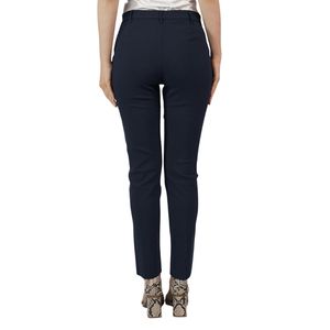 Pantalon de travail pour femme, coupe slim cigarette, longueur cheville, taille haute, extensible, en polyester durable, haute qualité - Product Image 2