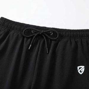 Chándal Deportivo para Hombre, Chaqueta con Cierre Completo y Cuello Alto, con Bolsillos Laterales, Pantalones Negros, Diseño Sólido, Secado Rápido, Poliéster, Ropa de Otoño - Product Image 5
