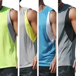 เสื้อกล้ามผู้ชายขายส่ง น้ำหนักเบา ใส่หน้าร้อน เสื้อยิมไม่มีแขน สกรีนโลโก้ได้ เสื้อกล้ามผ้าฝ้ายเนื้อนุ่ม สไตล์สตรีทแวร์ ฟิตเนส - Product Image 6
