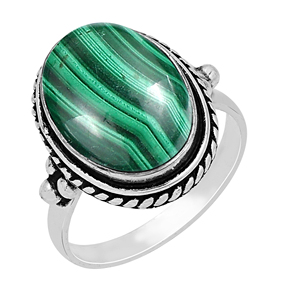 Bague Gourik vintage en argent sterling 925 avec pierre ovale en quartz rose, sertie dans un cadre, style bohème, unisexe, à porter au quotidien - Product Image 6